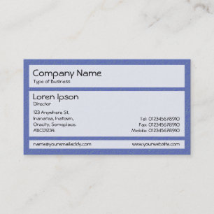 Panels 02 - Blue Stucco Business Card