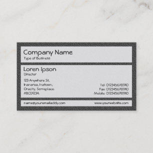 Panels 02 - Dk Grey Plastic Chair Business Card