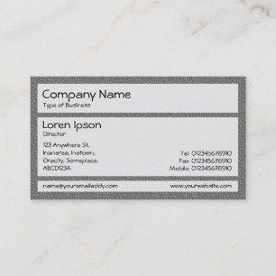 Panels 02 - Mid Grey Plastic Chair Business Card