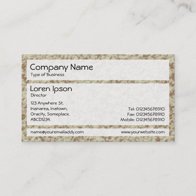 Panels 02 - Porridge Business Card (Front)