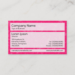Panels 02 - Raspberry Sauce Ocean Business Card