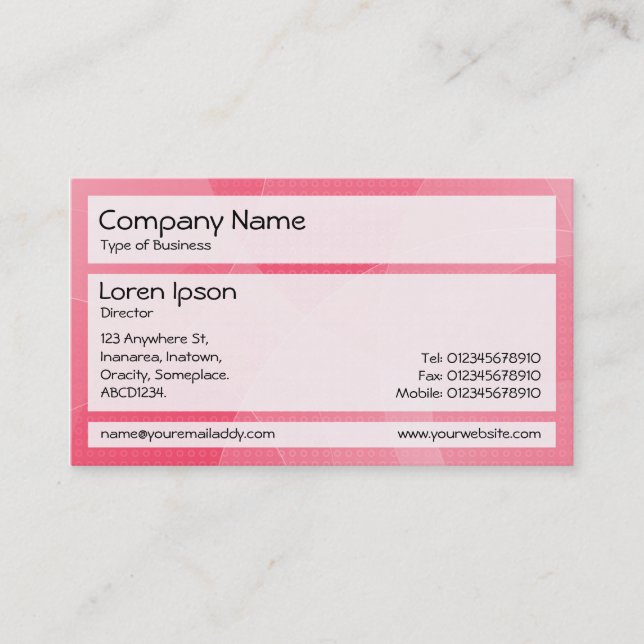 Panels 02 - Red Curves Business Card (Front)