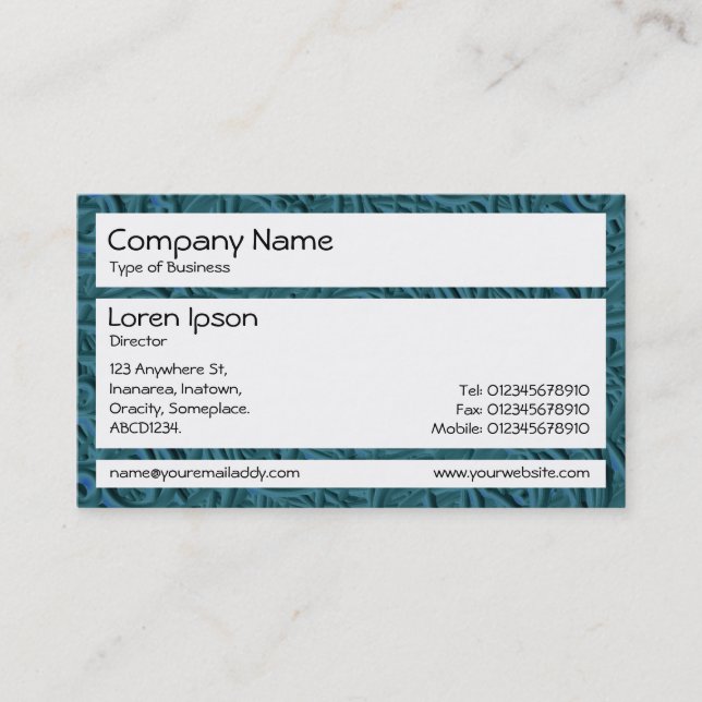 Panels - Clay Modelling Madness Business Card (Front)