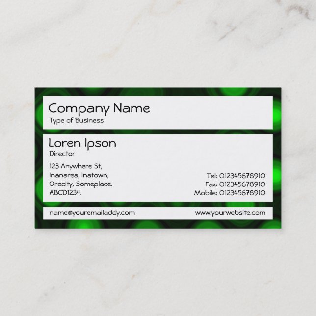 Panels - Cool Electric 02 Business Card (Front)