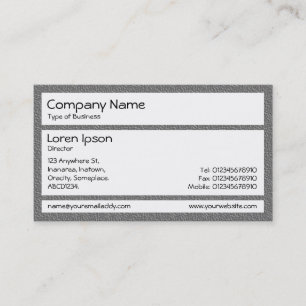 Panels - Mid Grey Plastic Chair Business Card