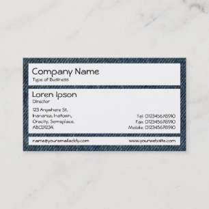 Panels - Old Blue Jeans Business Card