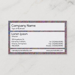 Panels - Psychadelic Rock Business Card