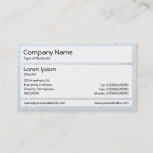 Panels - White Bubbles Business Card