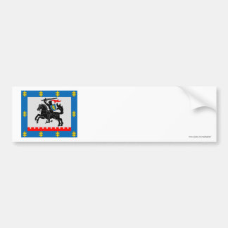 Panevezys County Flag Bumper Sticker