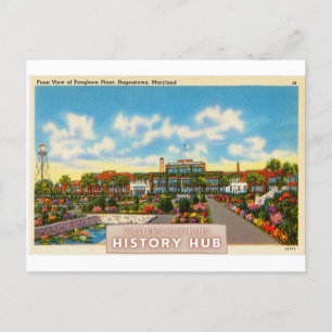 Pangborn Plant Historic Reprint Postcard