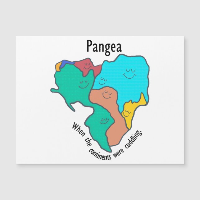Pangea Continents Cuddling Multicolor (Front)