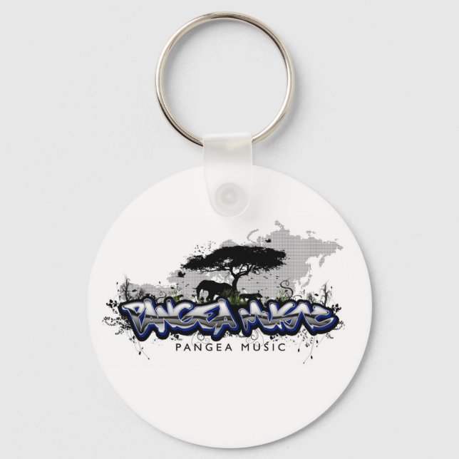PANGEA MUSIC Logo3 Keychain (Front)