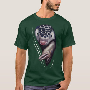 Pangolin Animal Coming From Inside T-Shirt
