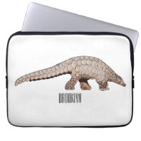 Pangolin cartoon illustration