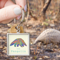 Pangolin Colourful Animal Art