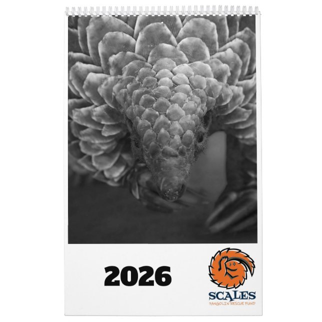 Pangolin Rescue Fund Calendar 2026 (Cover)
