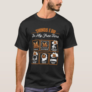 Pangolin Things I do in my free time Pangolin T-Shirt