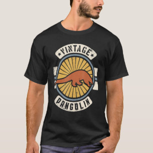 Pangolin Vintage Classic Retro 60s 70s Animal T-Shirt