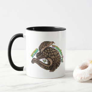 Pangolin Weird is Wonderful Mug