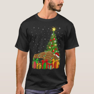 Pangolin Xmas Holiday Santa Pangolin Christmas T T-Shirt