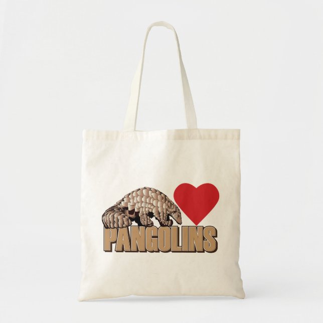 Pangolins-Heart Tote Bag (Front)
