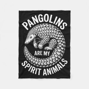 Pangolins Srit Animals Funny Pangolin  Fleece Blanket