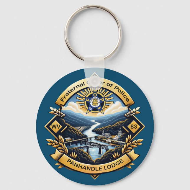 Panhandle Lodge 83 Key Ring (Front)