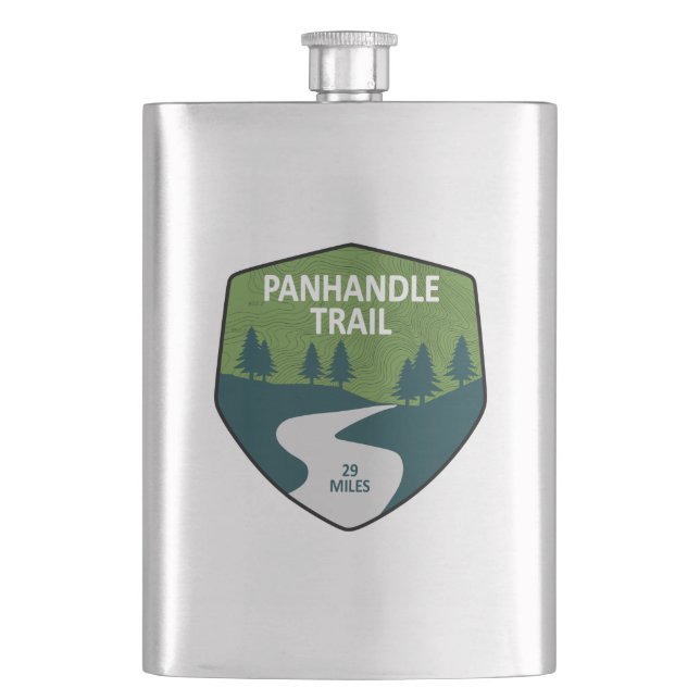Panhandle Trail Hip Flask (Front)