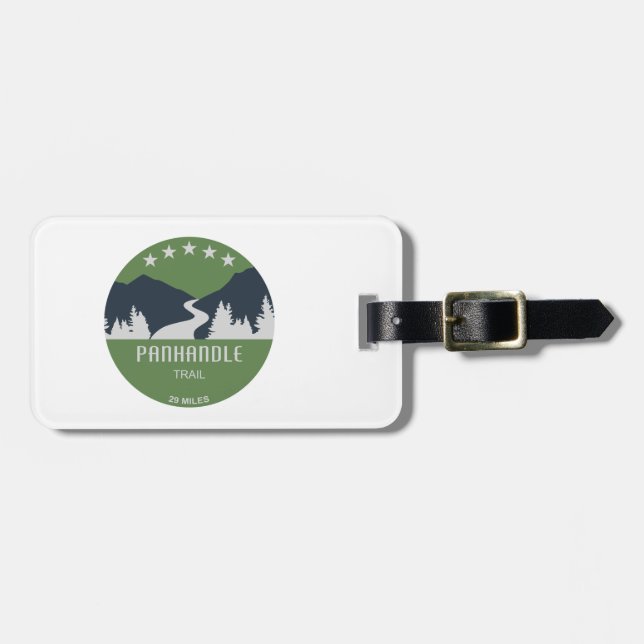 Panhandle Trail Luggage Tag (Front Horizontal)