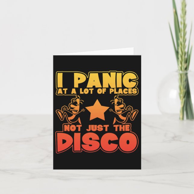 Panic At A Lot Of Places. Not Just The Disco  Card (Front)