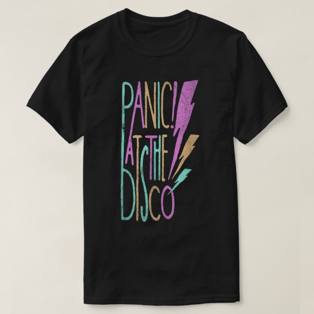 Panic At The Disco  Lightning  T-Shirt (Design Front)