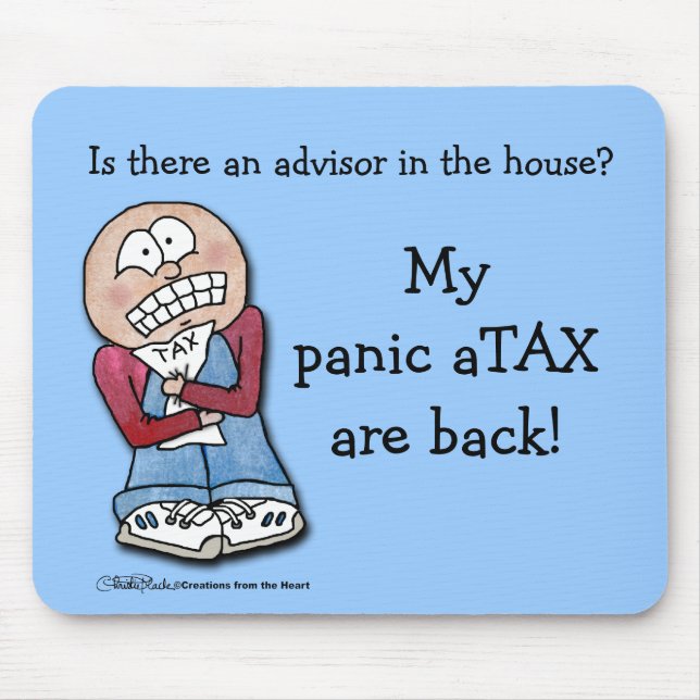 Panic aTAX! Mouse Pad (Front)