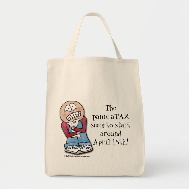 Panic aTAX! Tote Bag (Front)