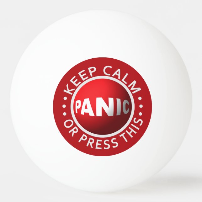 Panic Button ping pong balls (Front)