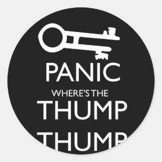 Panic Classic Round Sticker