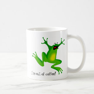Panic Frog Needs Coffee Mug