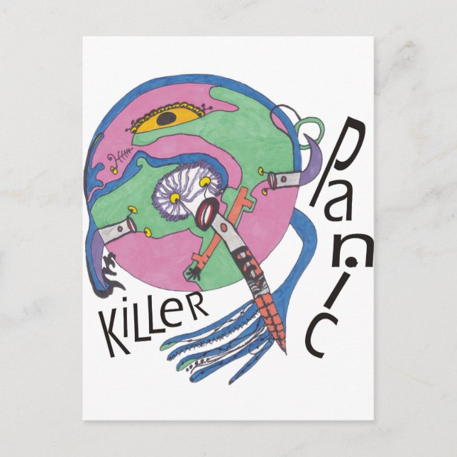 Panic killer postcard (Front)