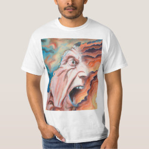 Panic Waves Oil Painting T-Shirt