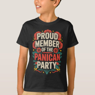 Panican Party Floral Anti Trump Political Protest  T-Shirt