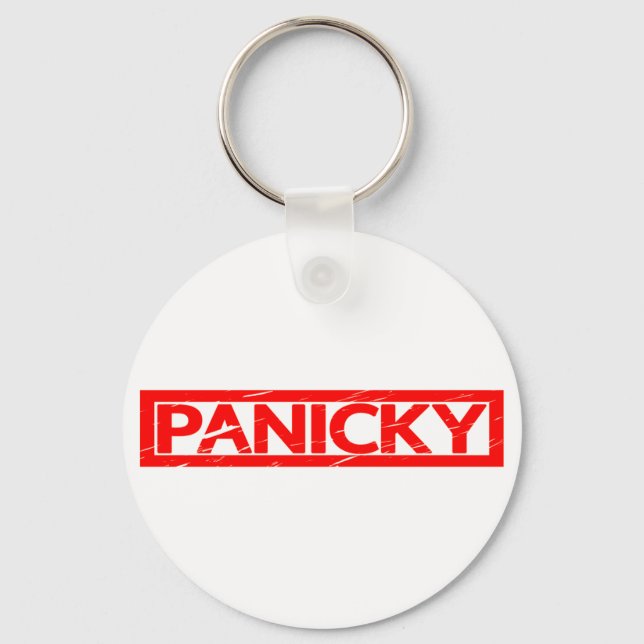 Panicky Stamp Key Ring (Front)
