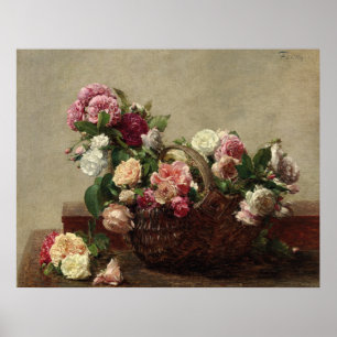 Panier de Roses – Henri Fantin-Latour Poster