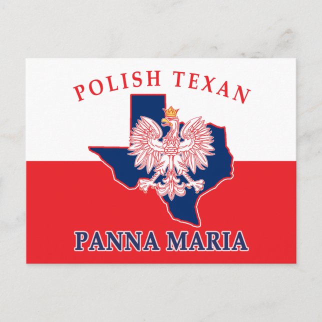 Panna Maria Polish Texan Postcard (Front)