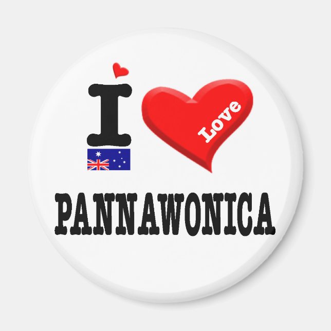 PANNAWONICA - I Love Magnet (Front)