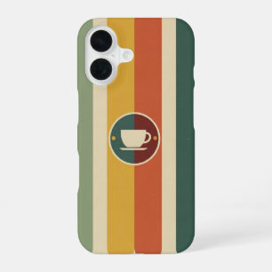 Panneau de Machine à Café Rétro iPhone 16 Case