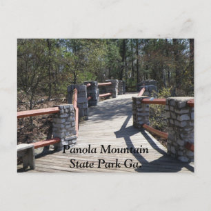 Panola Mountain State Park Ga. Bridge Postcard