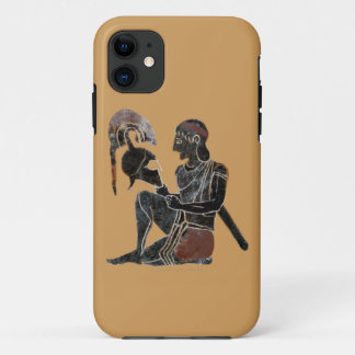 Panoply - Ancient Greek Hoplite Soldier, Sitting iPhone 11 Case