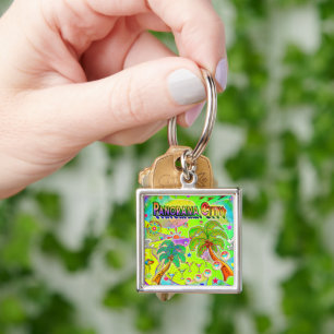 Panorama City Mind Focus Keychain