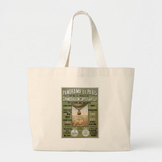 Panorama de Paris 1878. Large Tote Bag