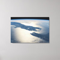 Panorama From Space Highlighting Cook Strait
