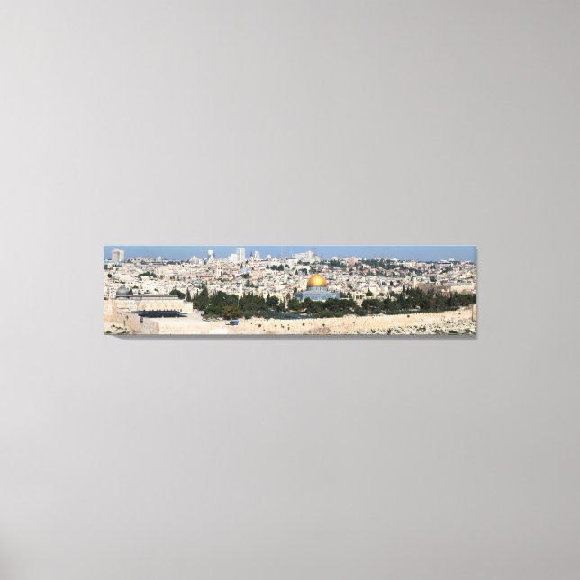 Panorama Jerusalem City Canvas (Front)